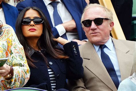 salma hayek wimbledon.